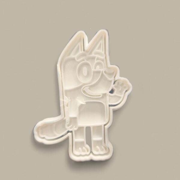 Cortador de bolacha Bluey com 11cm x 8cm para festas infantis