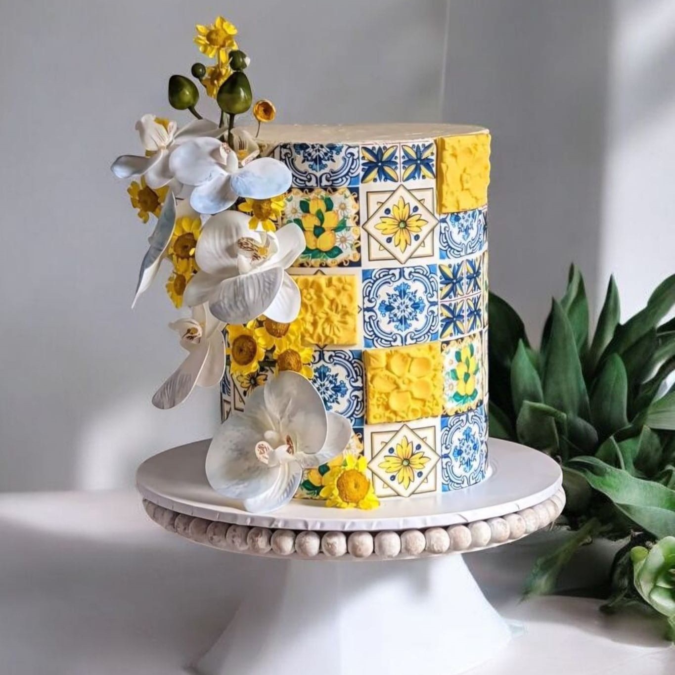 Lisbon Tiles Cake – Inspired by the beauty of Portuguese azulejos. Lisbon Tiles Cake – Inspired by the beauty of Portuguese azulejos.