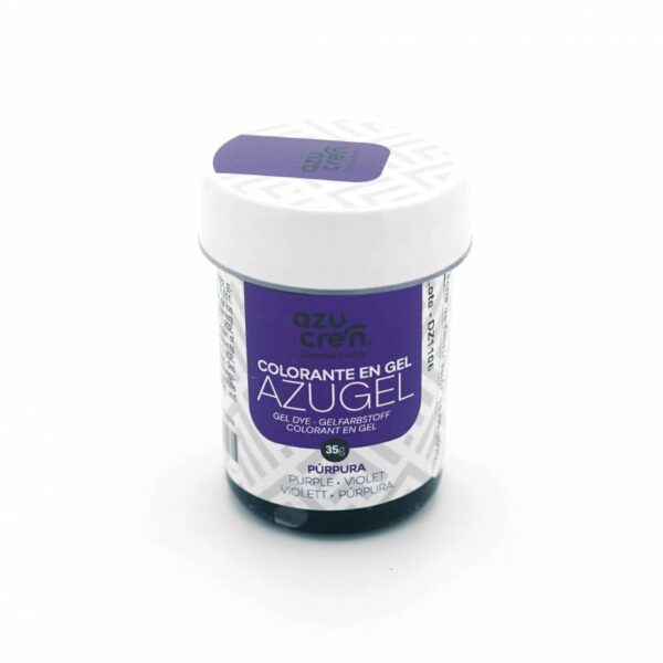 Corante Gel Púrpura Azugel para decoração de bolos