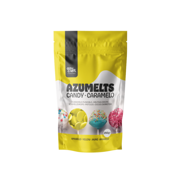Azumelts amarelo para decoração de doces