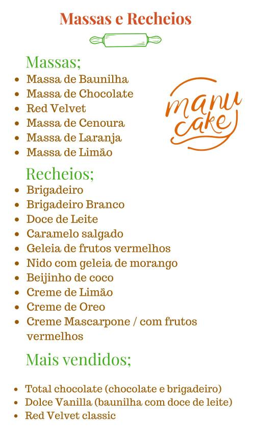 massas e recheios