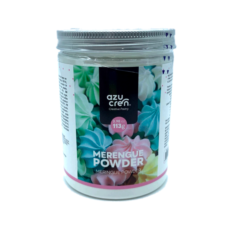Pó de Merengue 113 g – Azucrén Pó de merengue Azucrén 113 g para confeitaria profissional.