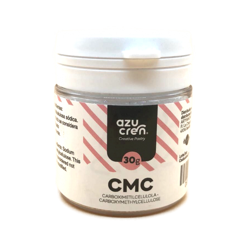 CMC Azucrén 30 g – Aditivo técnico confeitaria Embalagem CMC Azucrén 30 g para confeitaria e cake design.
