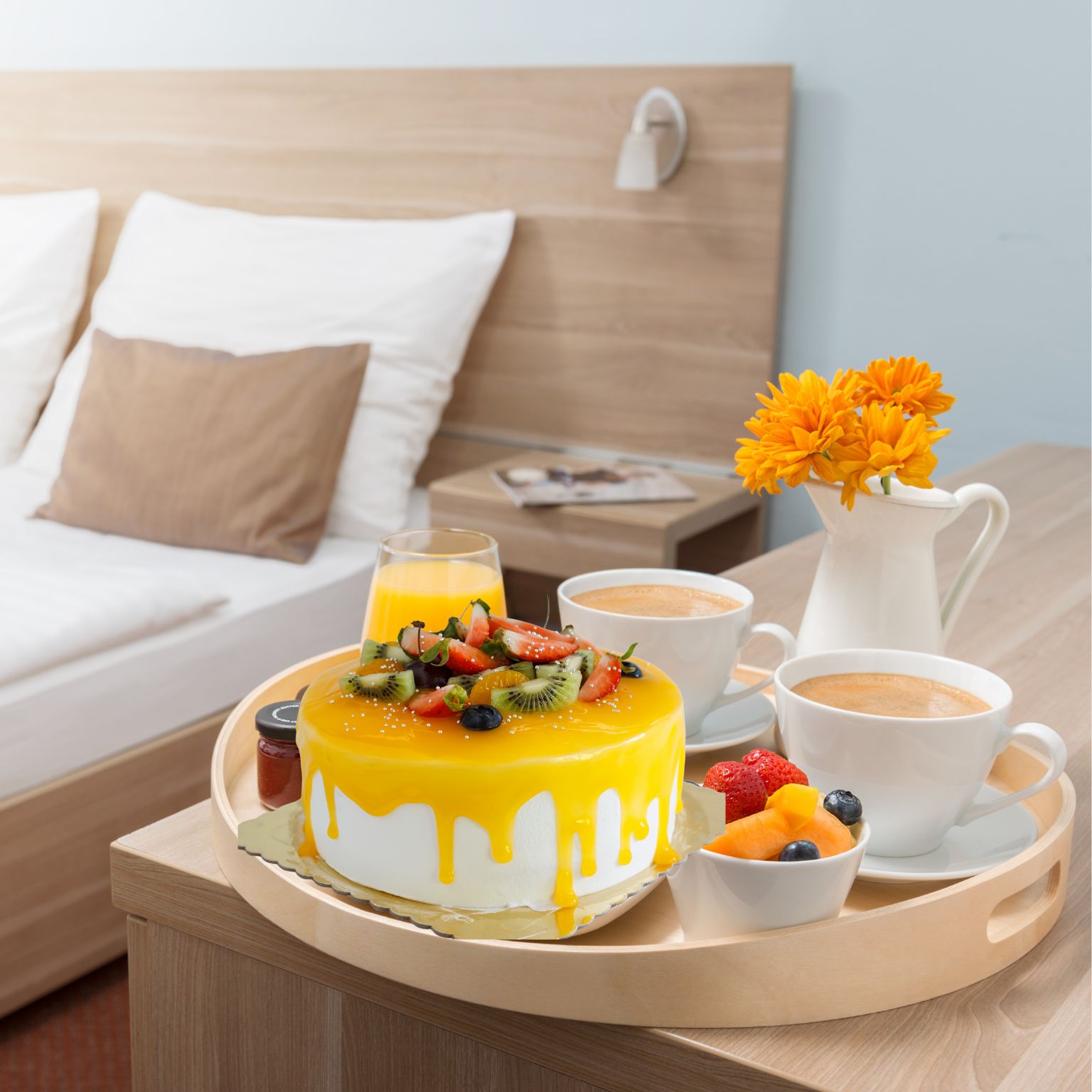 Delivered to your hotel, Airbnb or picked up at our atelier.