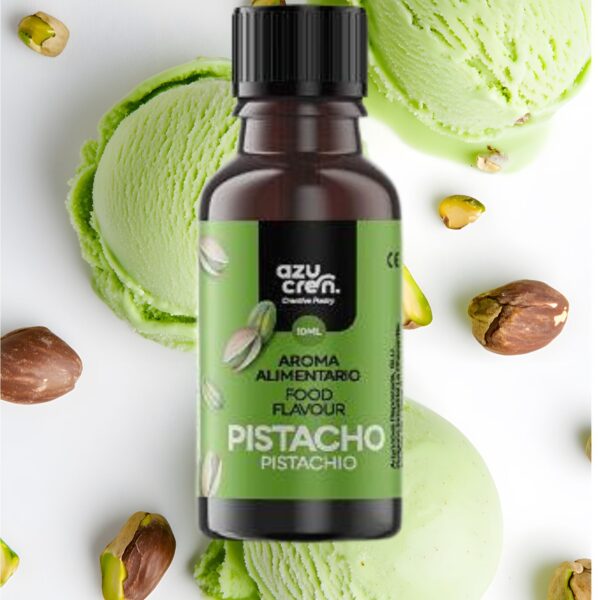 Aroma concentrado de pistácio 10 ml para confeitaria e padaria.